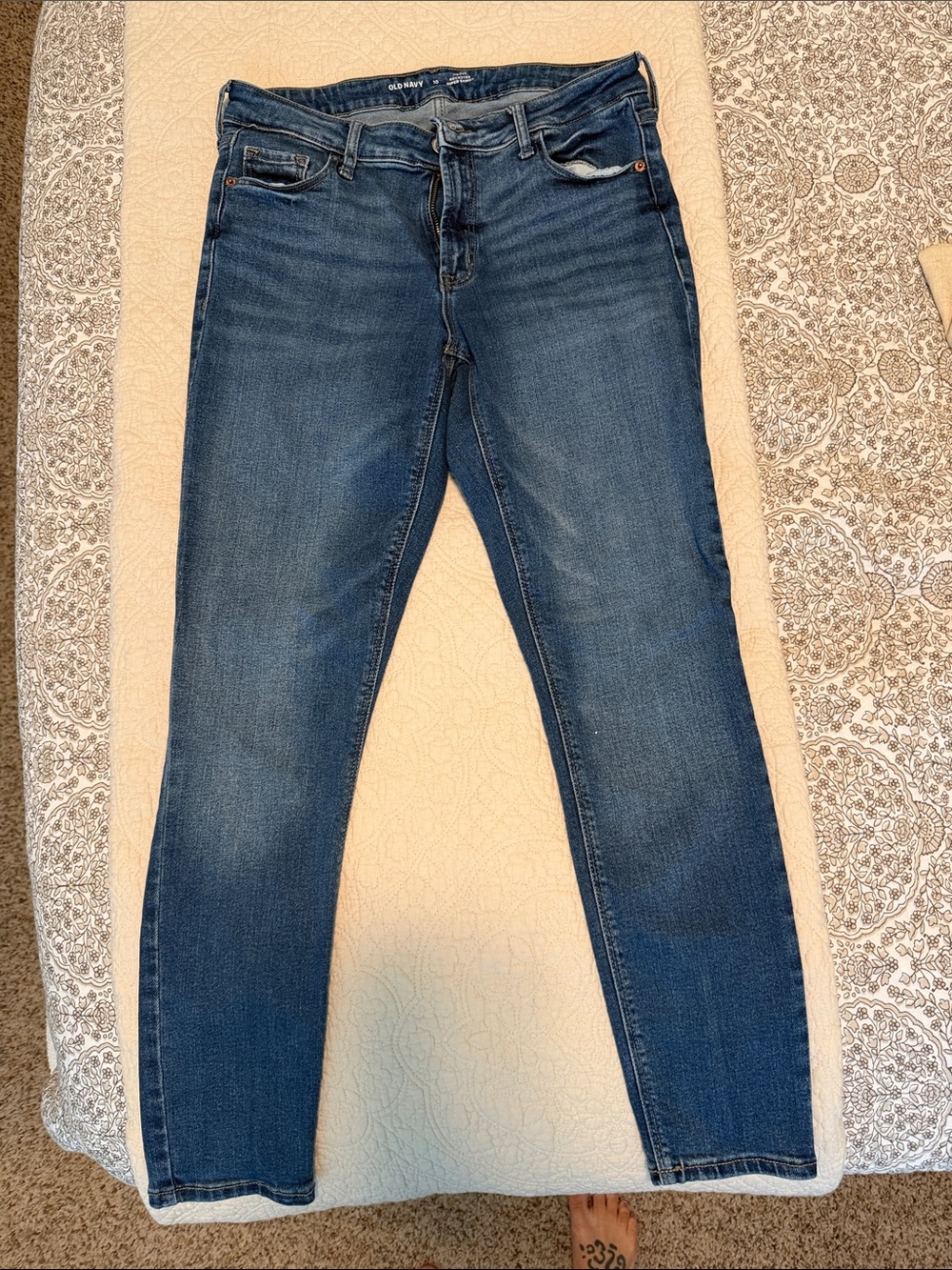 Old Navy Rockstar Women’s Skinny Jeans - Dark Blue Wash